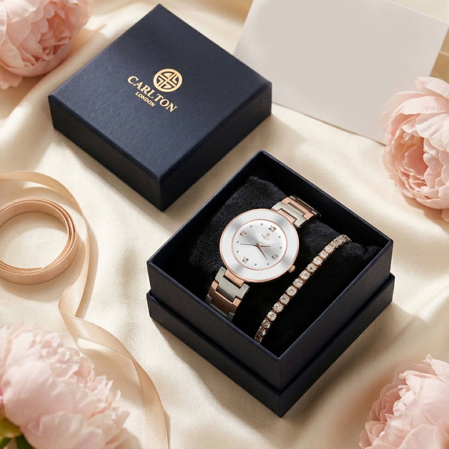 Gift Set Women - Juliette Watch &amp; Tennis Bracelet -CLPLG141
