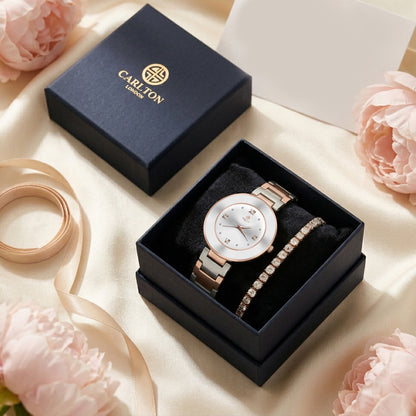 Gift Set Women - Juliette Watch &amp; Tennis Bracelet -CLPLG141
