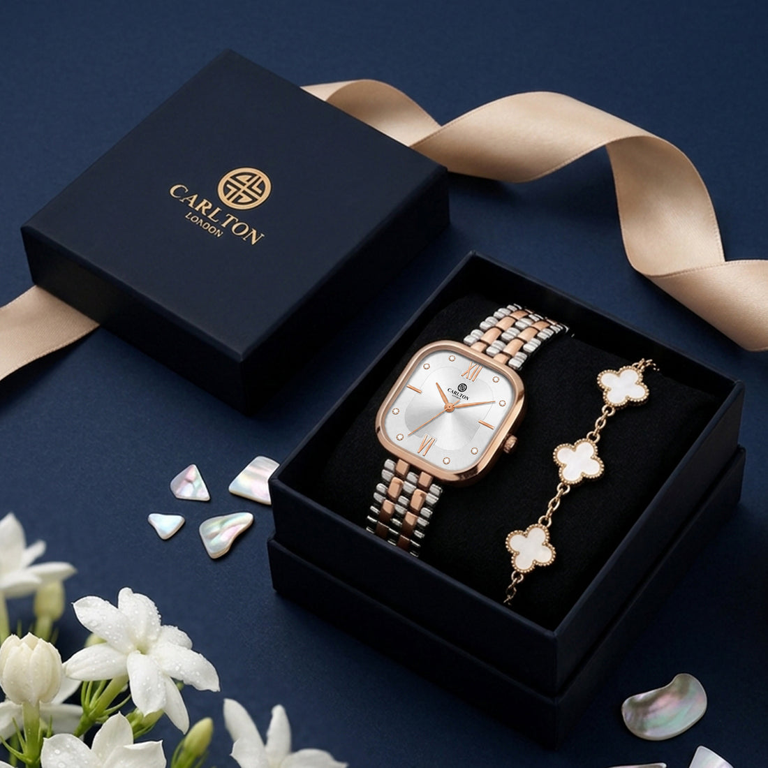 Gift Set Women - Chelsea &amp; White Leaf Bracelet -CLPLG135