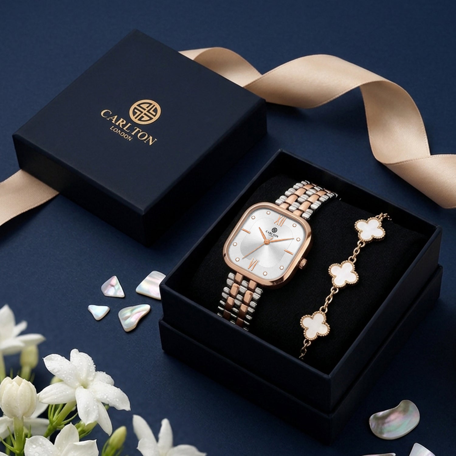 Gift Set Women - Chelsea &amp; White Leaf Bracelet -CLPLG135
