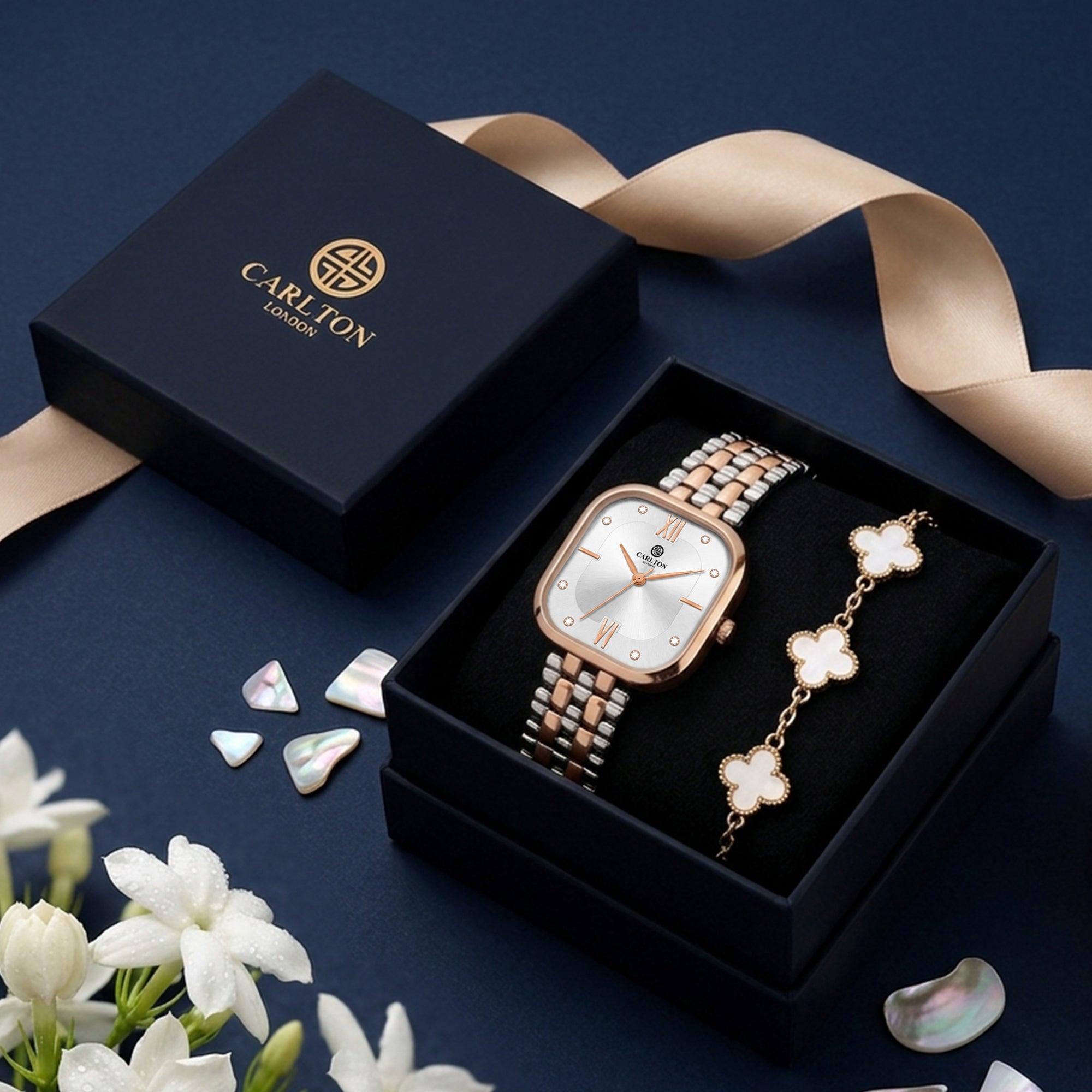 Gift Set Women - Chelsea &amp; White Leaf Bracelet -CLPLG135