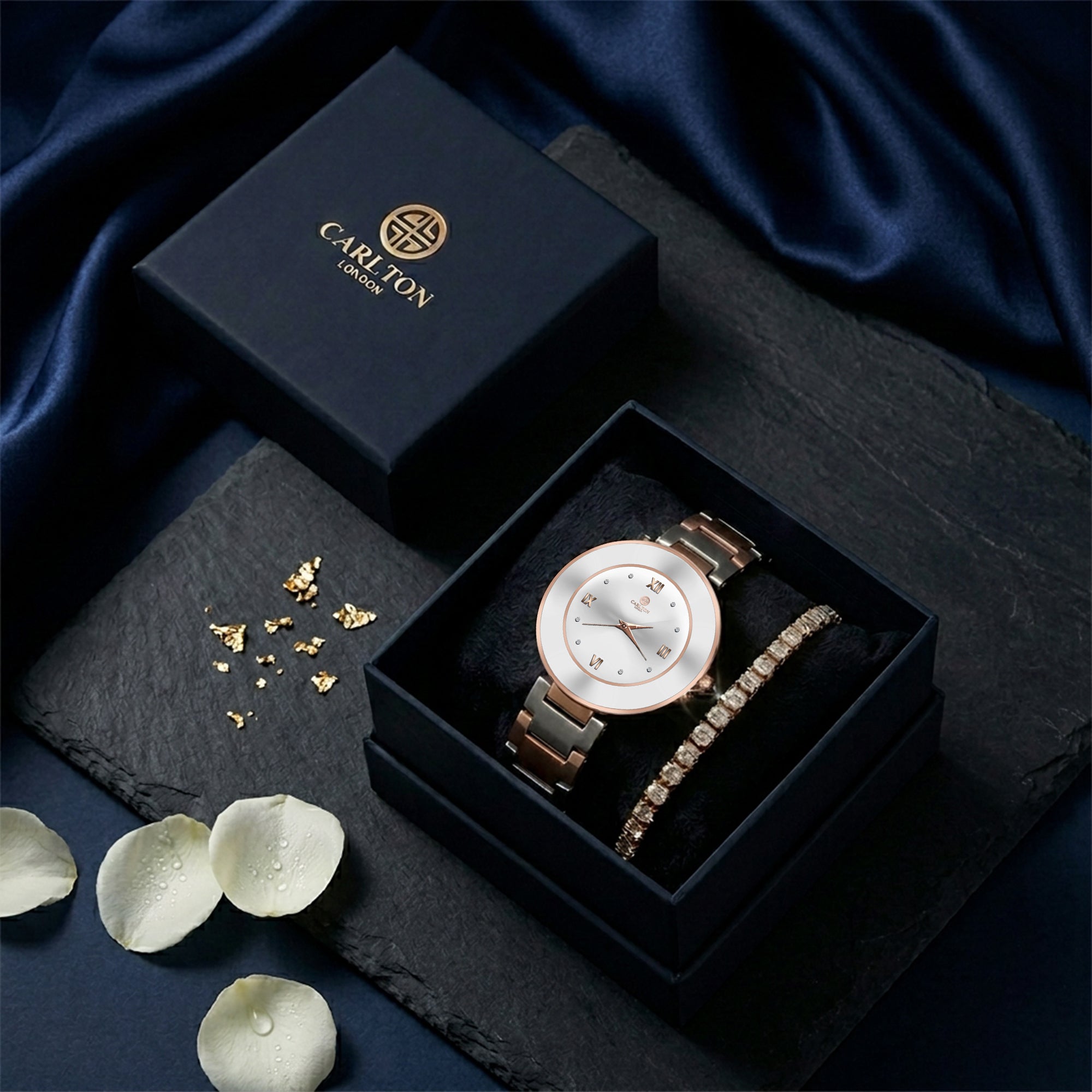 Gift Set Women - Juliette Watch &amp; Tennis Bracelet -CLPLG141