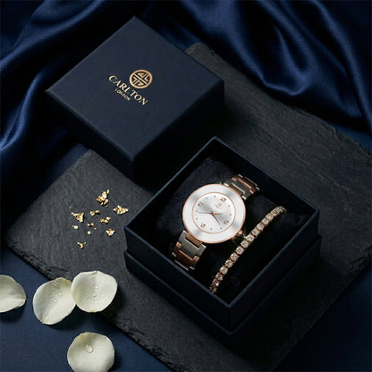 Gift Set Women - Juliette Watch &amp; Tennis Bracelet -CLPLG141