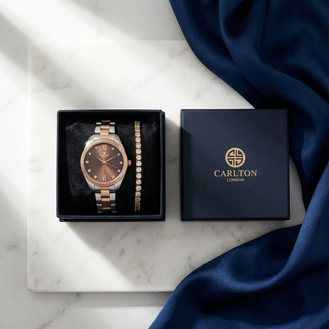Gift Set Women - Harper Watch &amp; Tennis Bracelet -CLPLG140
