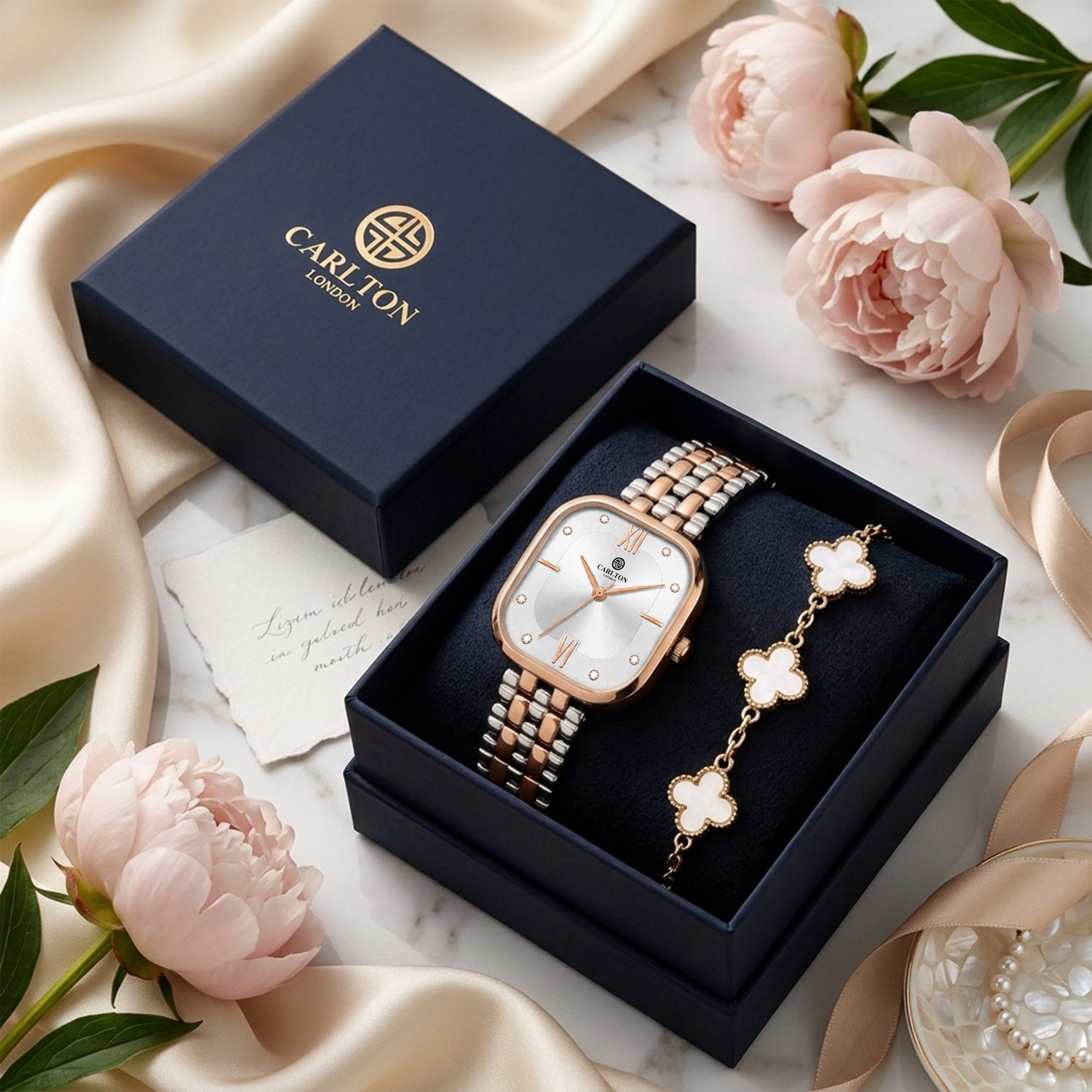 Gift Set Women - Chelsea &amp; White Leaf Bracelet -CLPLG135