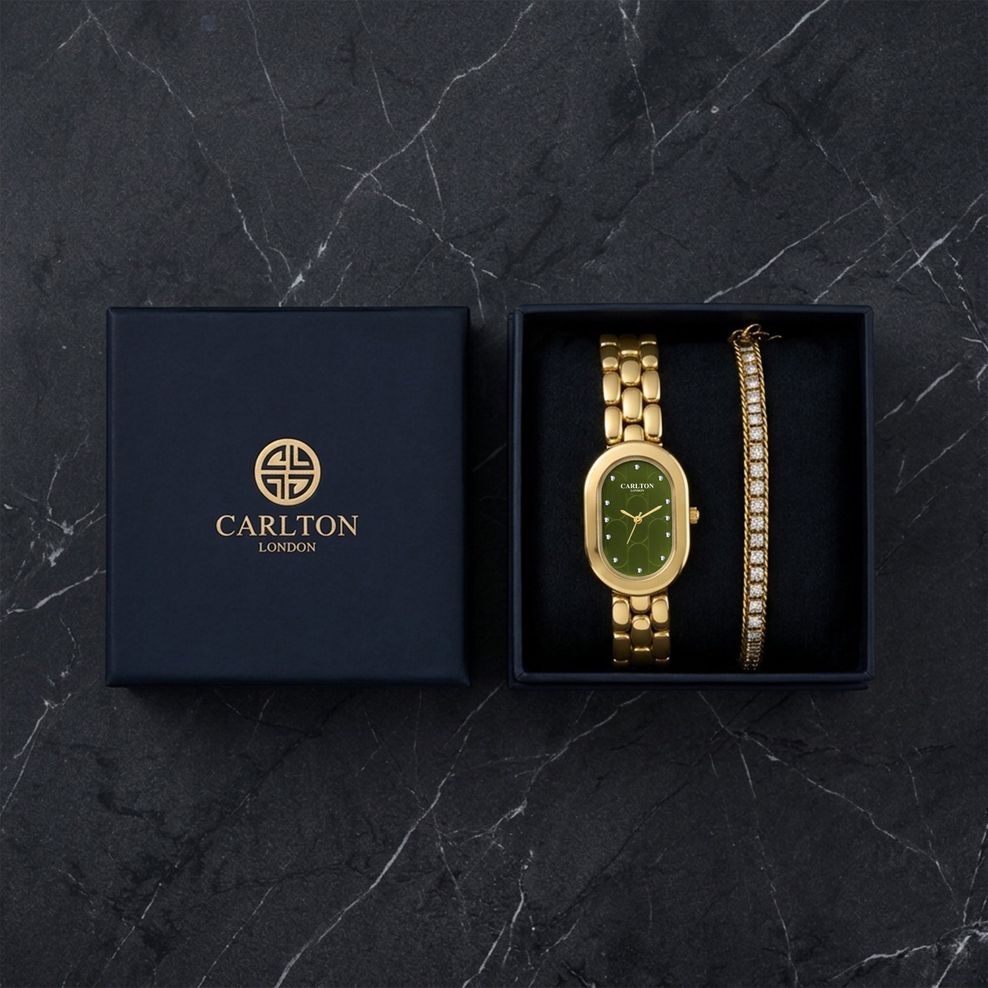 Gift Set Women - Cecil Gold &amp; Tennis Bracelet -CLPLG132