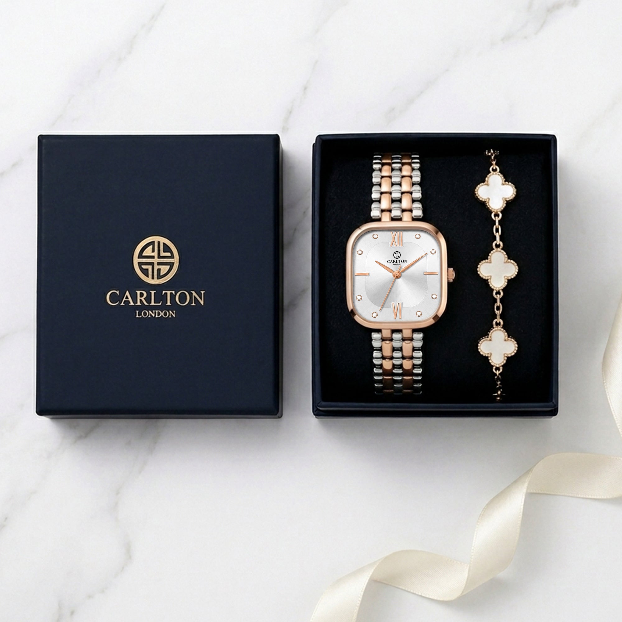 Gift Set Women - Chelsea &amp; White Leaf Bracelet -CLPLG135