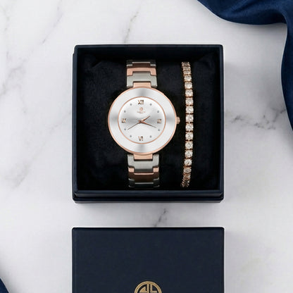 Gift Set Women - Juliette Watch &amp; Tennis Bracelet -CLPLG141