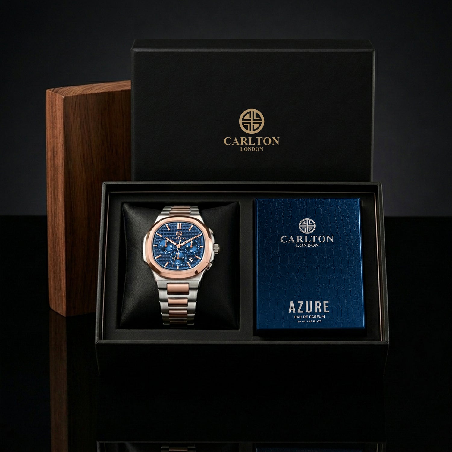 Gift Set Men - Parker Watch &amp; Azure Perfume 50ML -CLPLG143