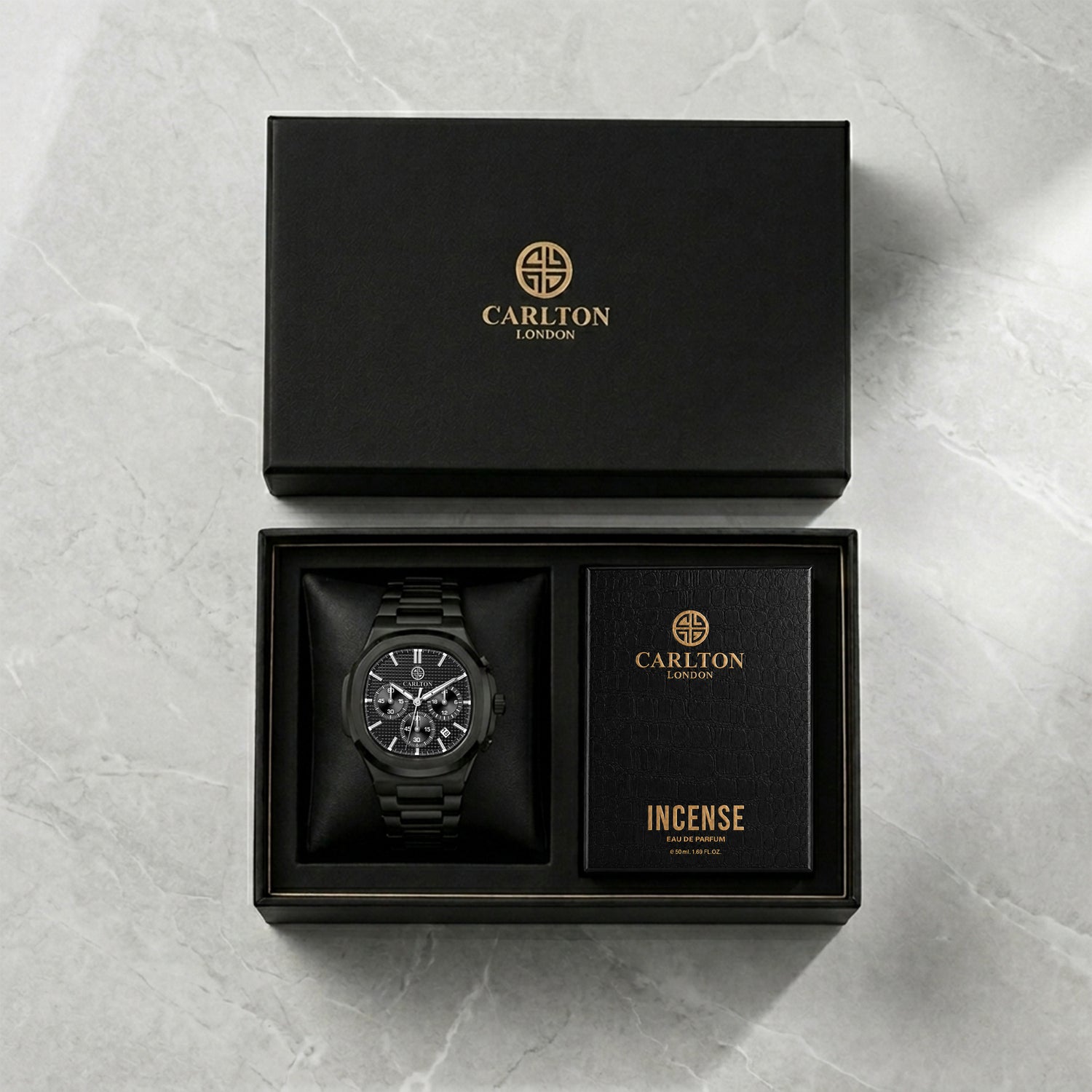 Gift Set Men - Parker Watch &amp; Incense Perfumre 50 ML -CLPLG144