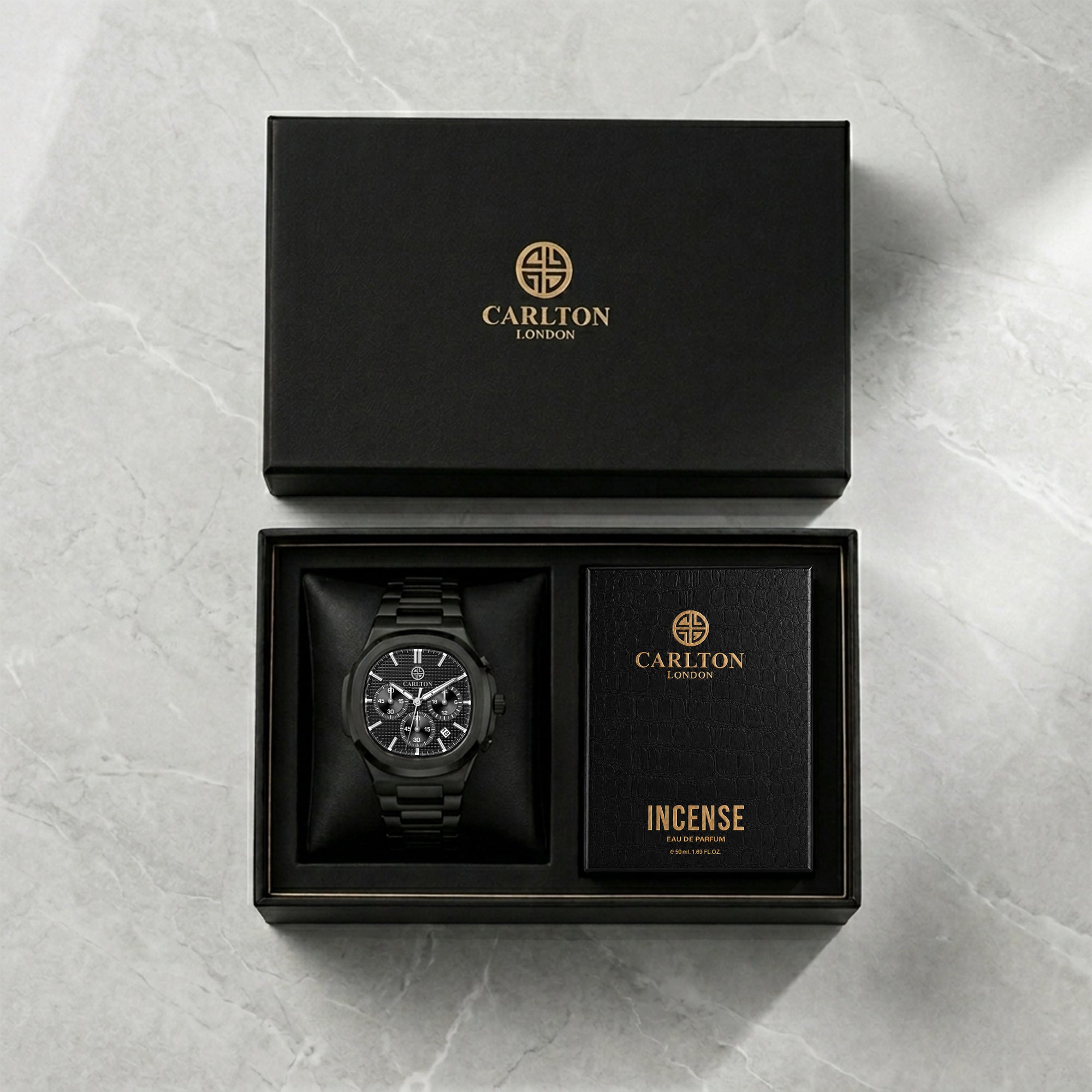 Gift Set Men - Parker Watch &amp; Incense Perfumre 50 ML -CLPLG144