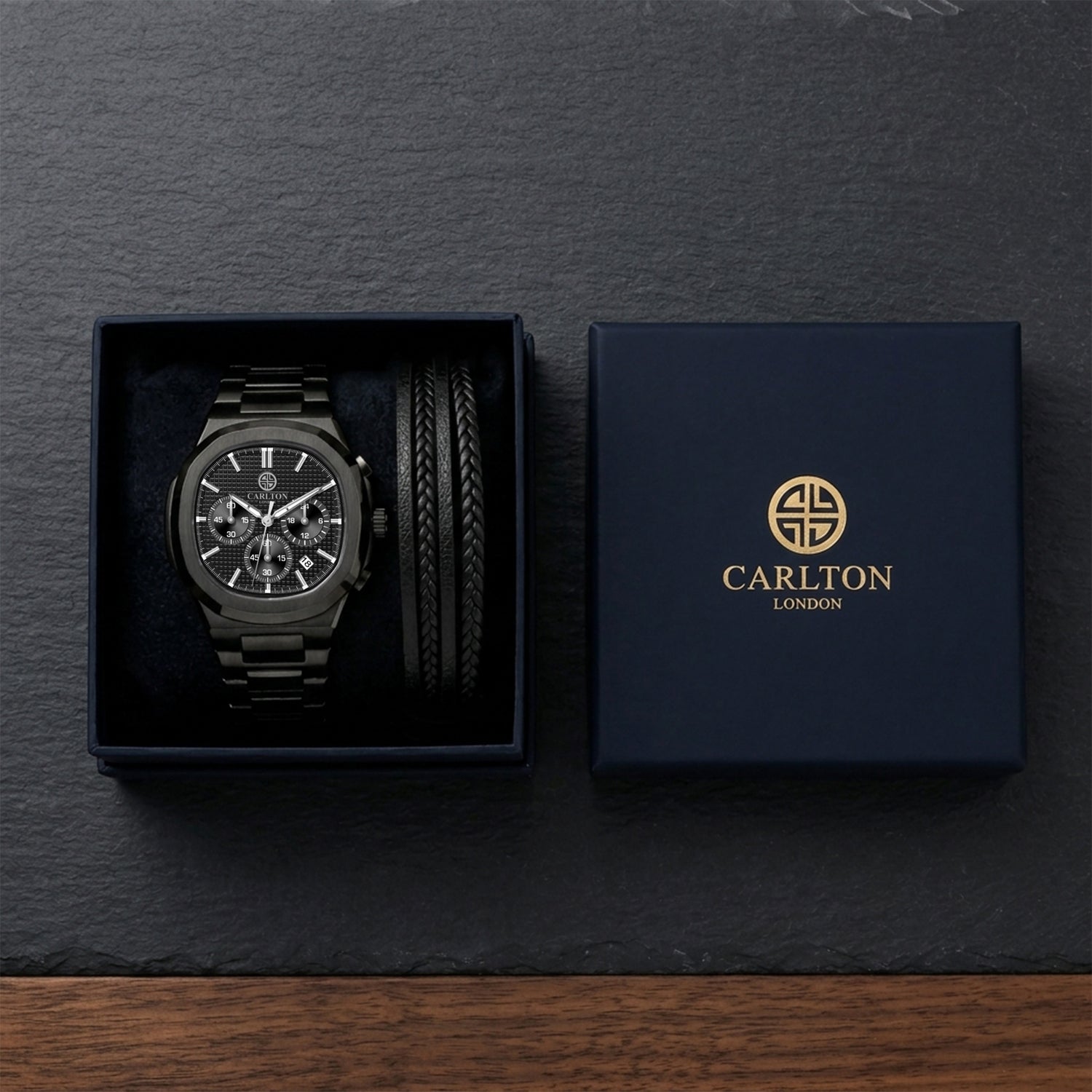 Gift Set Men - Parker &amp; Leather Multi Strap -CLPLG142