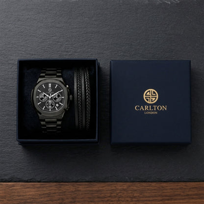 Gift Set Men - Parker &amp; Leather Multi Strap -CLPLG142