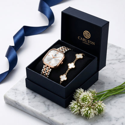 Gift Set Women - Chelsea &amp; White Leaf Bracelet -CLPLG135