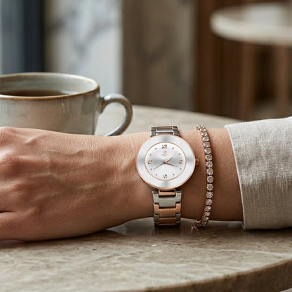 Gift Set Women - Juliette Watch &amp; Tennis Bracelet -CLPLG141