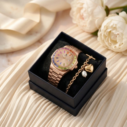 Gift Set Women - Grace &amp; Heart Pearl Bracelet -CLPLG137