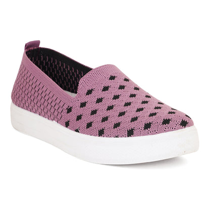 Women Comfortable Flyknit Lightweight Slip-On Sneakers