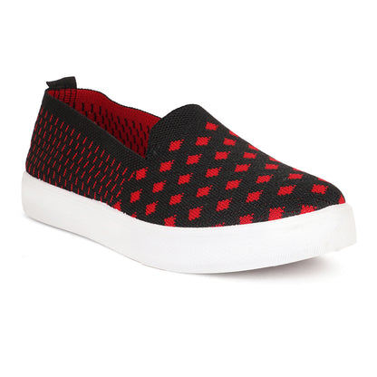 Women Comfortable Flyknit Lightweight Slip-On Sneakers