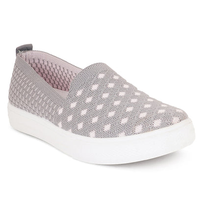 Women Comfortable Flyknit Lightweight Slip-On Sneakers