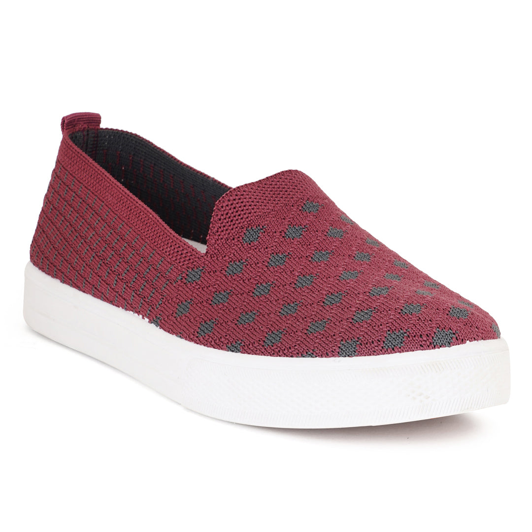 Women Comfortable Flyknit Lightweight Slip-On Sneakers