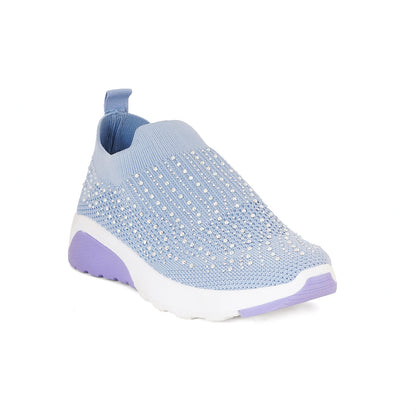 Women Embellished Flyknit Lightweight Slip-On Sneakers