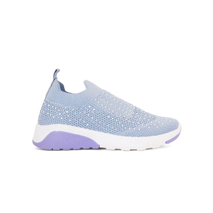 Women Embellished Flyknit Lightweight Slip-On Sneakers