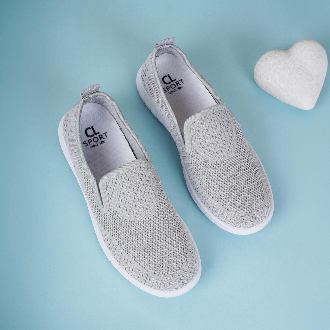 Women Comfortable Flyknit Lightweight Slip-On Sneakers