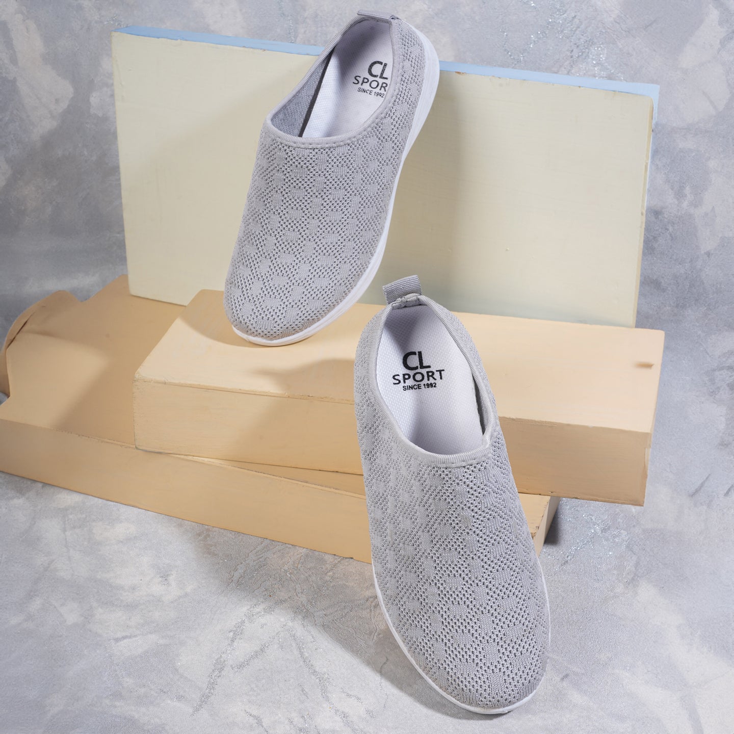 Women Comfortable Flyknit Lightweight Slip-On Sneakers