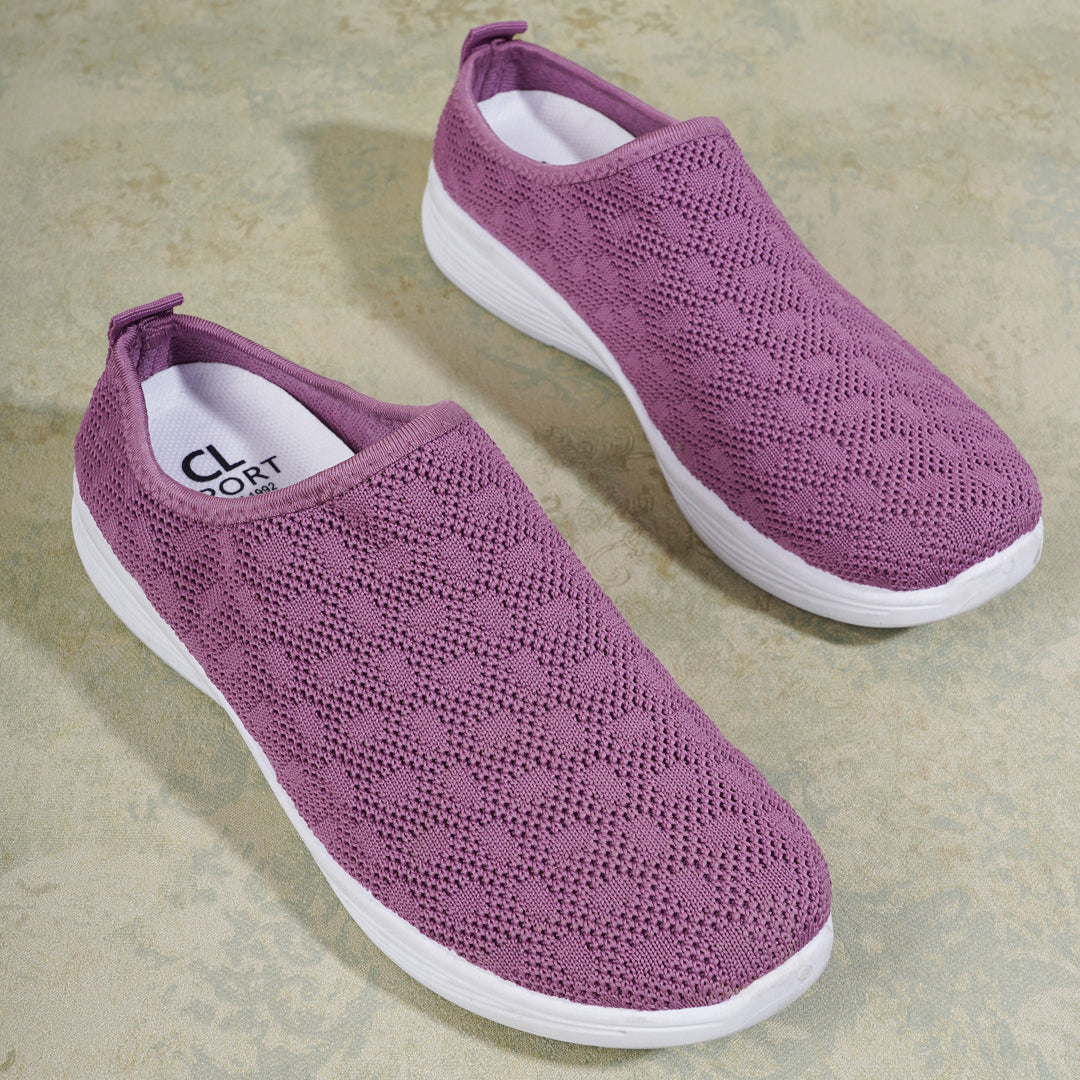Women Comfortable Flyknit Lightweight Slip-On Sneakers