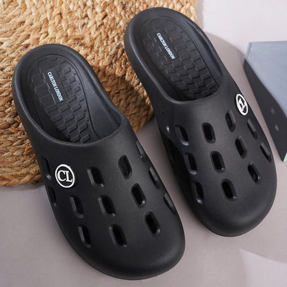 Men Perforated Slip On Mule Clogs