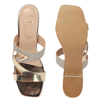 Women Embellished Block Heel Sandals