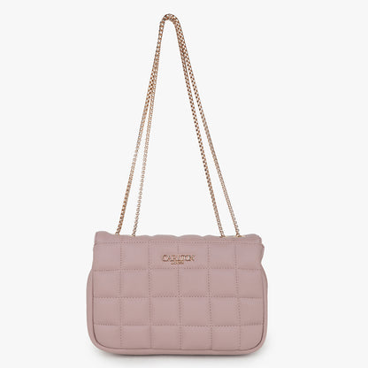 Women Textured Structured Sling Bag with Quilted