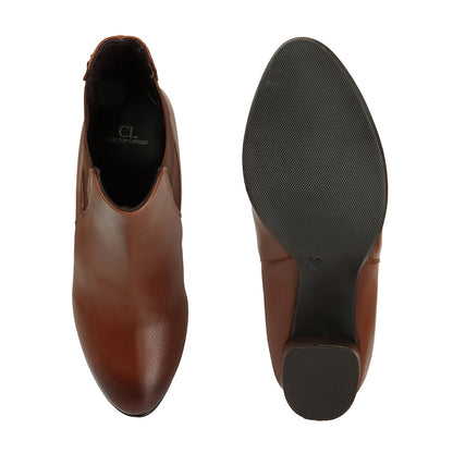 Women Casual Block-Heeled Chelsea Boots