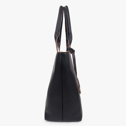 Women Structured Handheld Bag with Tasselled