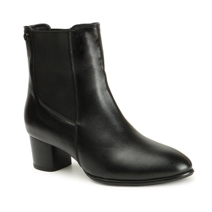 Women Casual Block-Heeled Chelsea Boots