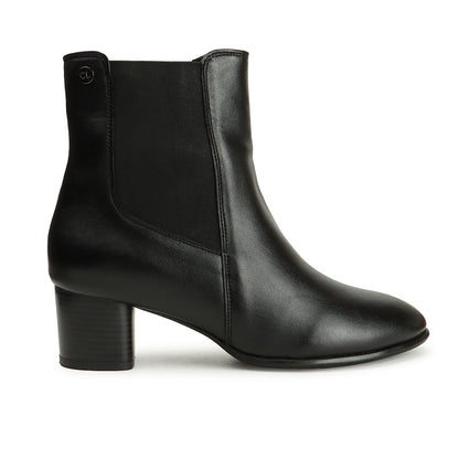 Women Casual Block-Heeled Chelsea Boots