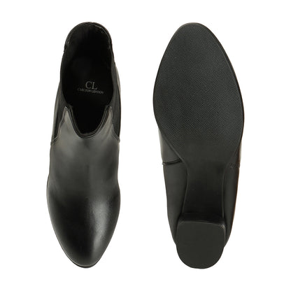 Women Casual Block-Heeled Chelsea Boots