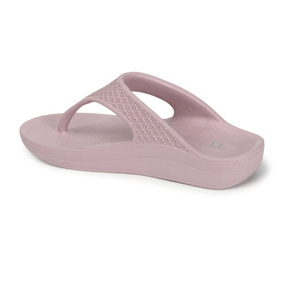 Women Solid Casual Thong Wedge Sandals