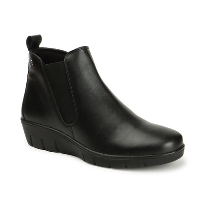 Women Synthetic Solid Sild Zipper Chelsea Boots