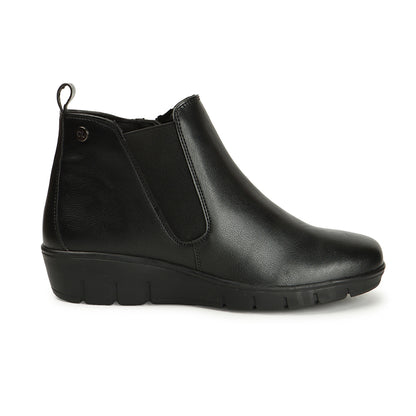 Women Synthetic Solid Sild Zipper Chelsea Boots
