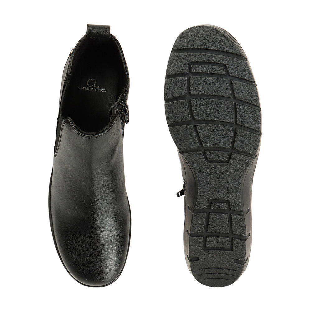 Women Synthetic Solid Sild Zipper Chelsea Boots