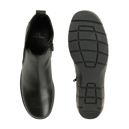 Women Synthetic Solid Sild Zipper Chelsea Boots