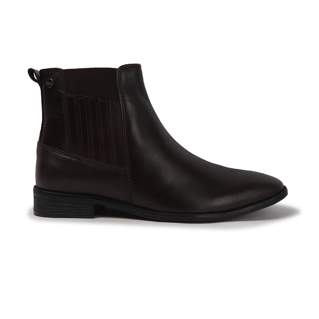 Elegant Classic Leather Ankle Boots for Men