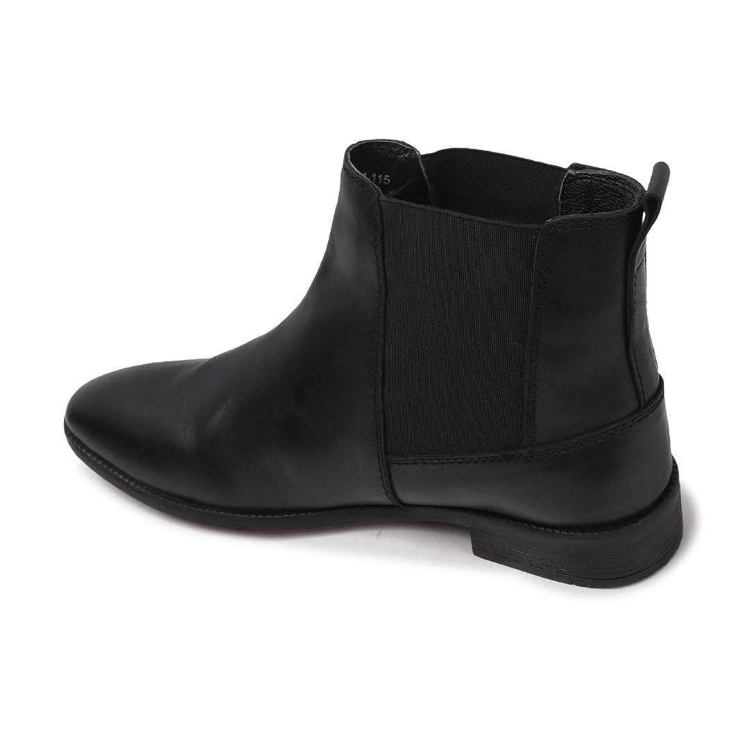 Elegant Classic Leather Ankle Boots for Men