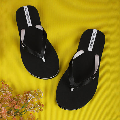 Women Striped Strap Thong Sandals