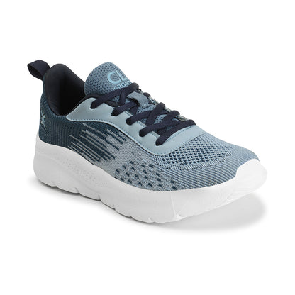 Women Mesh Flyknit Technology Lace-Up Sports Shoes