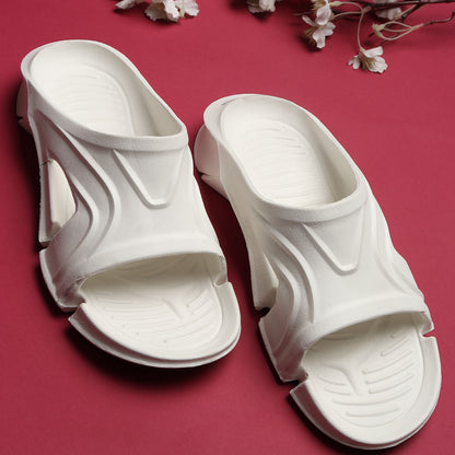 Men Sculpted Contoured Comfort Slides