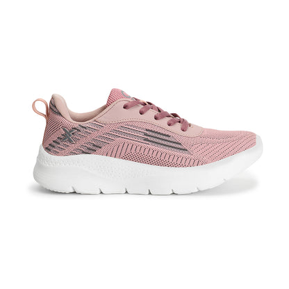 Women Mesh Flyknit Technology Lace-Up Sports Shoes