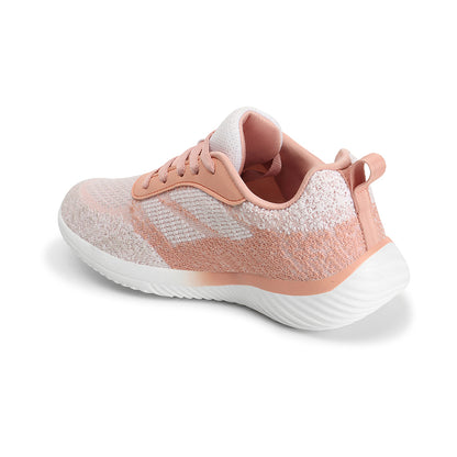 Women Mesh Flyknit Technology Lace-Up Sports Shoes
