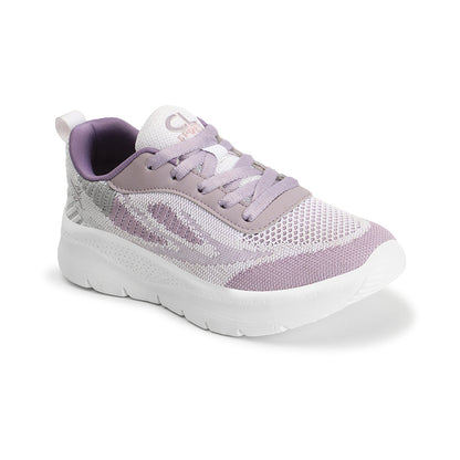 Women Mesh Flyknit Technology Lace-Up Sports Shoes